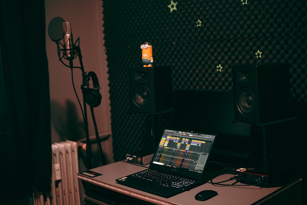 podcast recording studio setup