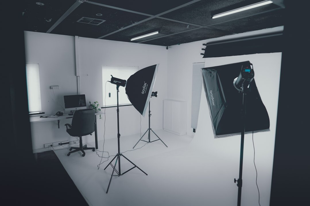 studio lighting setup