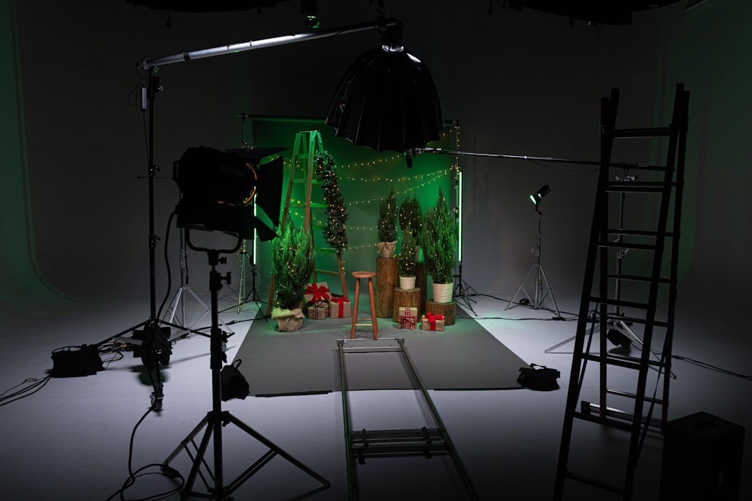 studio lighting setup