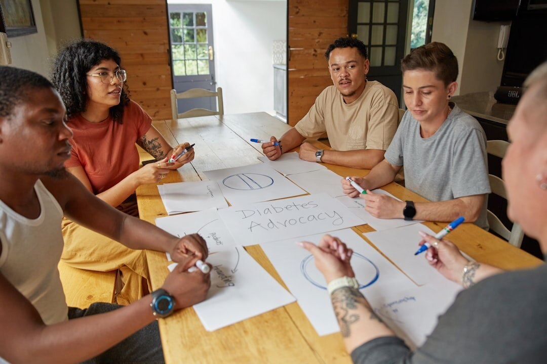 diverse group discussing ideas